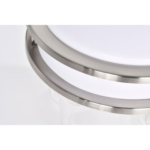 Main product image of Glamour LED 10" Flush Mount Fixture Brushed Nickel Finish CCT Selectable 3K/4K/5K