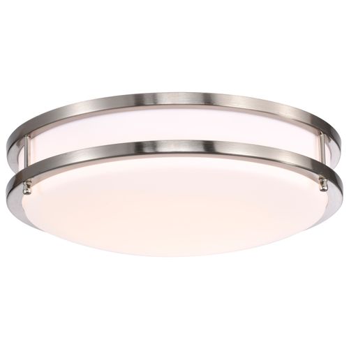 Main product image of Glamour LED 14" Flush Mount Fixture Brushed Nickel Finish CCT Selectable 3K/4K/5K