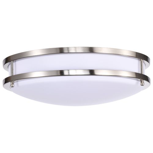 Main product image of Glamour LED 14" Flush Mount Fixture Brushed Nickel Finish CCT Selectable 3K/4K/5K