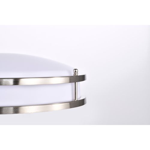 Main product image of Glamour LED 14" Flush Mount Fixture Brushed Nickel Finish CCT Selectable 3K/4K/5K