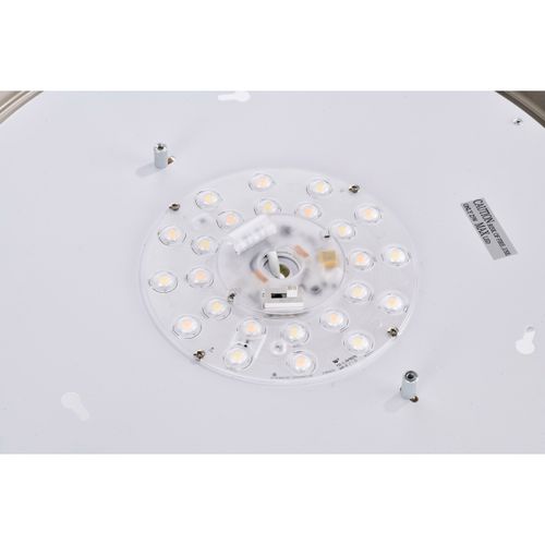 Main product image of Glamour LED 14" Flush Mount Fixture Brushed Nickel Finish CCT Selectable 3K/4K/5K