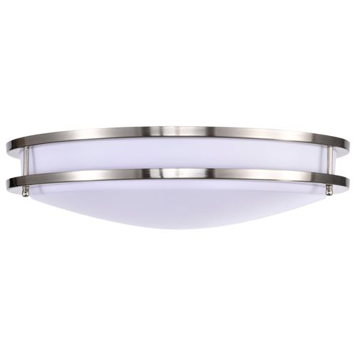 Main product image of Glamour LED 17" Flush Mount Fixture Brushed Nickel Finish CCT Selectable 3K/4K/5K