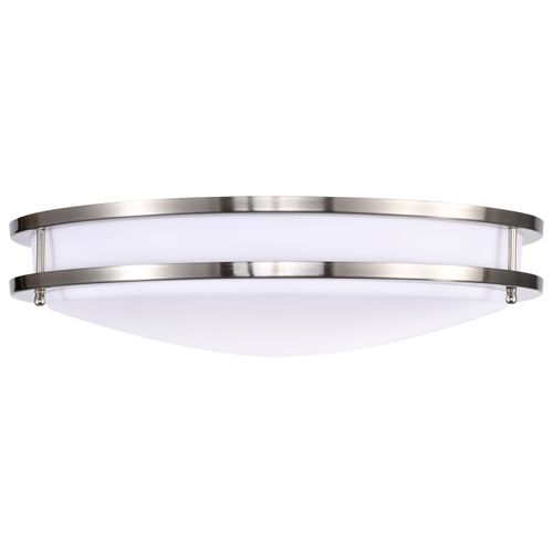 Main product image of Glamour LED 17" Flush Mount Fixture Brushed Nickel Finish CCT Selectable 3K/4K/5K