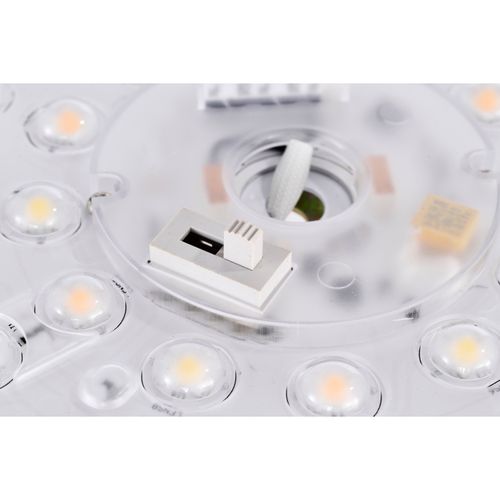 Main product image of Glamour LED 17" Flush Mount Fixture Brushed Nickel Finish CCT Selectable 3K/4K/5K
