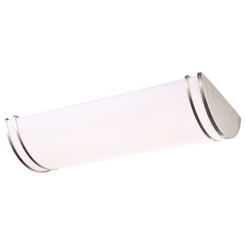 Main product image of Glamour LED 25" Linear Flush Mount Fixture Brushed Nickel Finish CCT Selectable 3K/4K/5K
