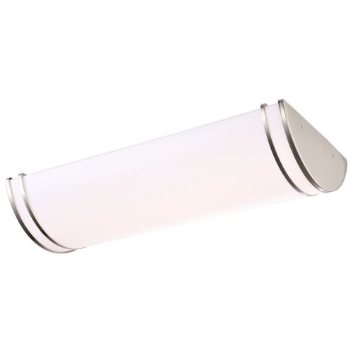 Main product image of Glamour LED 25" Linear Flush Mount Fixture Brushed Nickel Finish CCT Selectable 3K/4K/5K