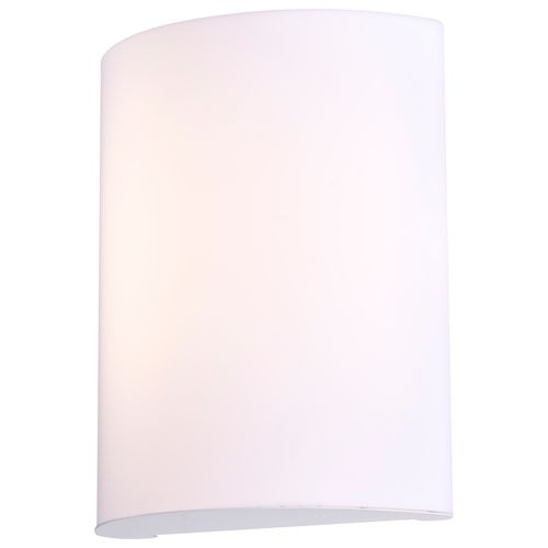 Main product image of Crispo LED 9" Wall Sconce White Finish CCT Selectable 3K/4K/5K