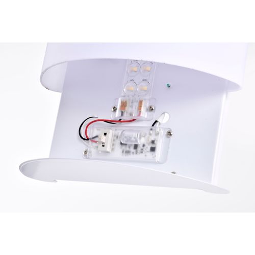 Main product image of Crispo LED 9" Wall Sconce White Finish CCT Selectable 3K/4K/5K