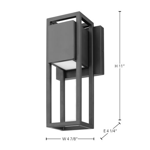 Main product image of Supreme 10W LED Small Wall Lantern Matte Black Finish