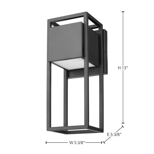 Main product image of Supreme 18W LED Medium Wall Lantern Matte Black Finish
