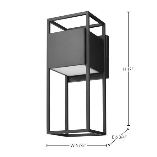 Main product image of Supreme 18W LED Large Wall Lantern Matte Black Finish