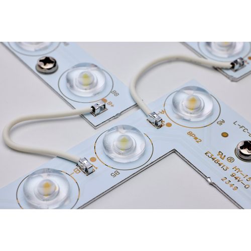 Main product image of Selene 17 Inch LED Flush Mount CCT Selectable Black Finish