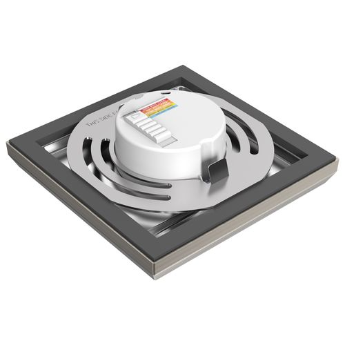 Main product image of Blink Pro 9W 5in LED Fixture CCT Selectable Square Shape Brushed Nickel Finish 120V