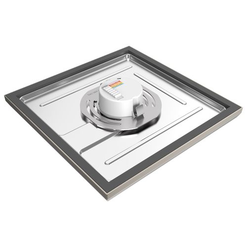 Main product image of Blink Pro 13W 9in LED Fixture CCT Selectable Square Shape Brushed Nickel Finish 120V