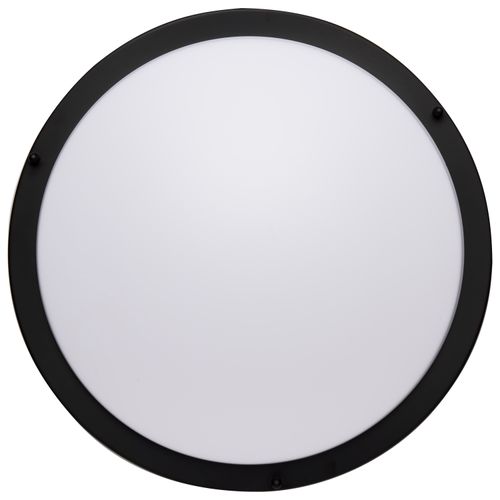 Main product image of Glamour LED 17" Flush Mount Fixture Black Finish CCT Selectable 3K/4K/5K