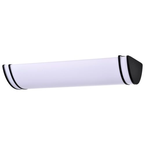 Main product image of Glamour LED 25" Linear Flush Mount Fixture Black Finish CCT Selectable 3K/4K/5K