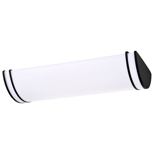 Main product image of Glamour LED 25" Linear Flush Mount Fixture Black Finish CCT Selectable 3K/4K/5K