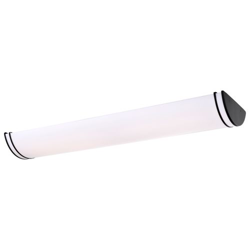 Main product image of Glamour LED 50" Linear Flush Mount Fixture Black Finish CCT Selectable 3K/4K/5K