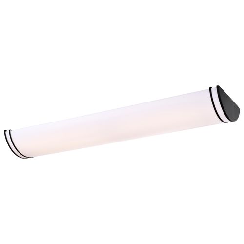 Main product image of Glamour LED 50" Linear Flush Mount Fixture Black Finish CCT Selectable 3K/4K/5K