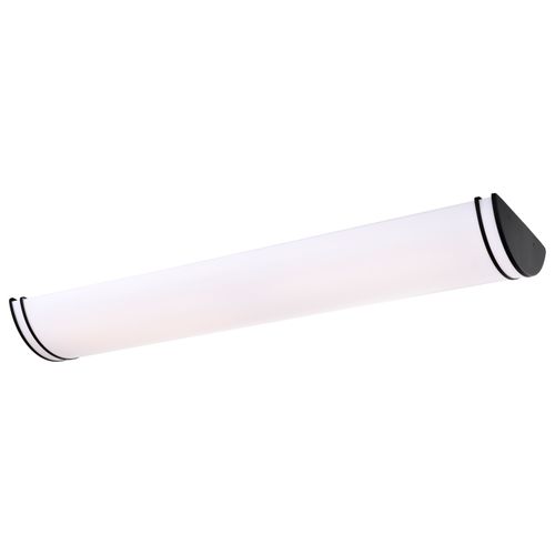 Main product image of Glamour LED 50" Linear Flush Mount Fixture Black Finish CCT Selectable 3K/4K/5K
