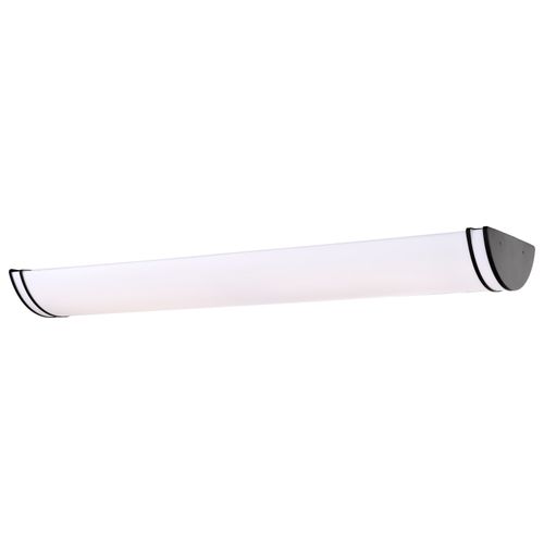 Main product image of Glamour LED 50" Linear Flush Mount Fixture Black Finish CCT Selectable 3K/4K/5K