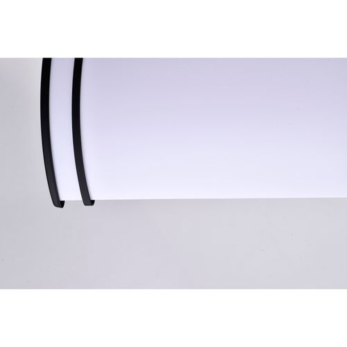 Main product image of Glamour LED 50" Linear Flush Mount Fixture Black Finish CCT Selectable 3K/4K/5K
