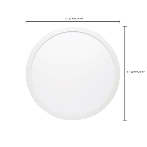 Main product image of Blink Pro Plus 29 Watt 15" Surface Mount LED CCT Selectable 90 CRI White Finish 120/277 Volt Round Shape