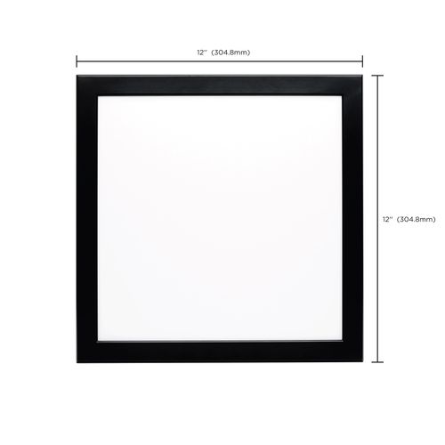 Main product image of Blink Pro Plus 19.5 Watt 12" Surface Mount LED CCT Selectable 90 CRI Black Finish 120/277 Volt Square Shape
