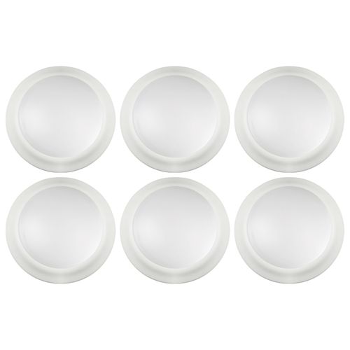 Main product image of 7" LED Disk Light 6 Unit Contractor Pack 5-CCT Selectable 27K/3K/35K/4K/5K White Finish