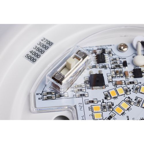 Main product image of 7" LED Disk Light 6 Unit Contractor Pack 5-CCT Selectable 27K/3K/35K/4K/5K White Finish