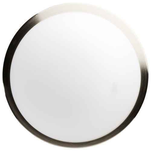 Main product image of Button 11 Inch LED Flush Mount Fixture Brushed Nickel Finish CCT Selectable 120 Volts