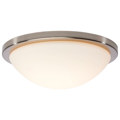 62-1843 - Nuvo 62-1843 - Button 13 Inch LED Flush Mount Fixture Brushed ...