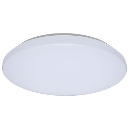 Main product image of 14" LED Cloud Fixture with Sensor, 17Ws, 27K/30K/35K/40K/50K CCT Selectable, Round Shape, White Finish, 120V