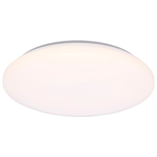 Main product image of 14" LED Cloud Fixture with Sensor, 17Ws, 27K/30K/35K/40K/50K CCT Selectable, Round Shape, White Finish, 120V