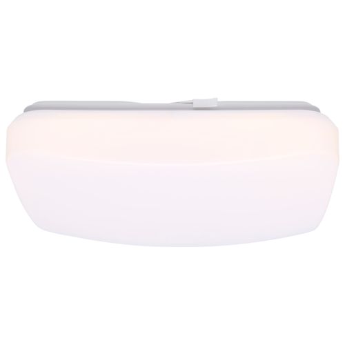 Main product image of 11" LED Cloud Fixture with Sensor, 11.5Ws, 27K/30K/35K/40K/50K CCT Selectable, Square Shape, White Finish, 120V