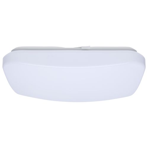 Main product image of 14" LED Cloud Fixture with Sensor, 17Ws, 27K/30K/35K/40K/50K CCT Selectable, Square Shape, White Finish, 120V