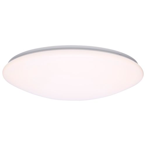 Main product image of 19" LED Cloud Fixture, 25Ws, 27K/30K/35K/40K/50K CCT Selectable, Round Shape, White Finish, 120V