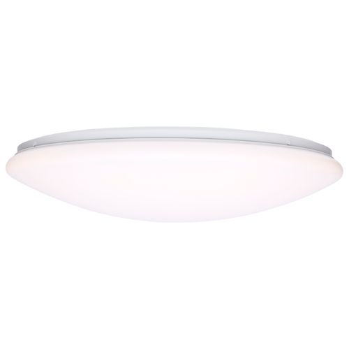 Main product image of 19" LED Cloud Fixture, 25Ws, 27K/30K/35K/40K/50K CCT Selectable, Round Shape, White Finish, 120V
