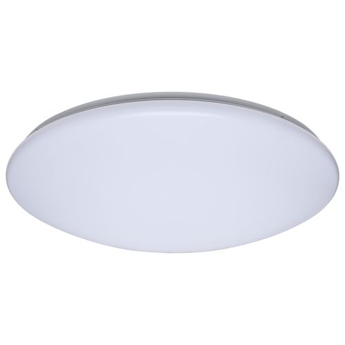Main product image of 19" LED Cloud Fixture, 25Ws, 27K/30K/35K/40K/50K CCT Selectable, Round Shape, White Finish, 120V