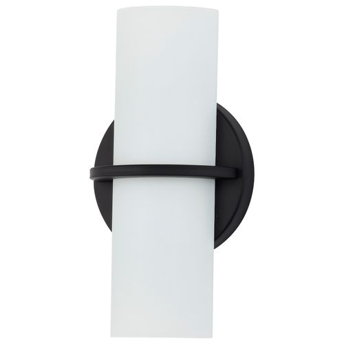 Main product image of Tucker LED Wall Sconce Etched Opal Glass Aged Bronze Finish