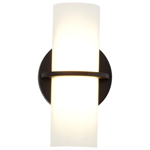 Main product image of Tucker LED Wall Sconce Etched Opal Glass Aged Bronze Finish