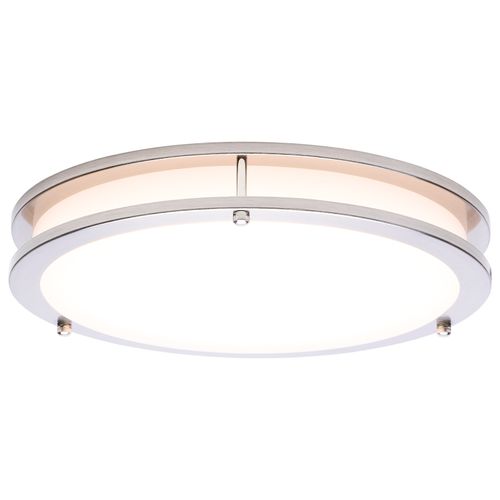 Main product image of Glamour, LED 13" Flush Mount, Brushed Nickel Finish, 27K/3K/35K/4K/5K CCT Selectable