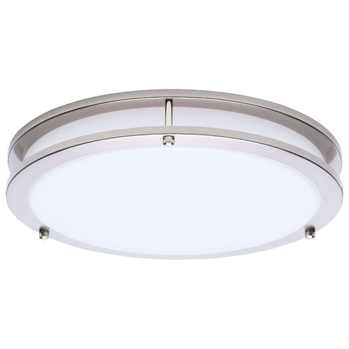 Main product image of Glamour, LED 13" Flush Mount, Brushed Nickel Finish, 27K/3K/35K/4K/5K CCT Selectable