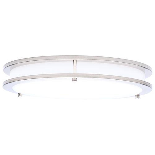 Main product image of Glamour, LED 13" Flush Mount, Brushed Nickel Finish, 27K/3K/35K/4K/5K CCT Selectable