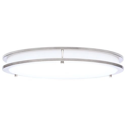 Main product image of Glamour, LED 17" Flush Mount, Brushed Nickel Finish, 27K/3K/35K/4K/5K CCT Selectable