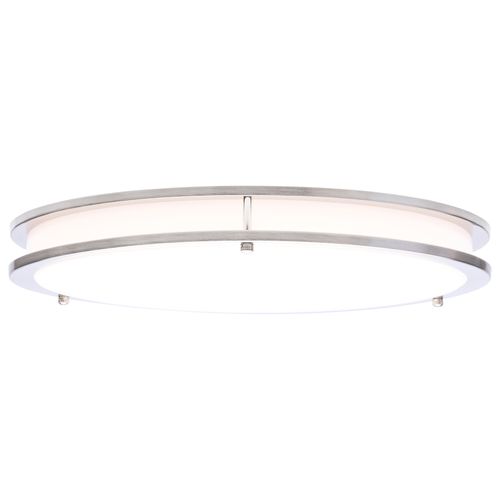 Main product image of Glamour, LED 17" Flush Mount, Brushed Nickel Finish, 27K/3K/35K/4K/5K CCT Selectable