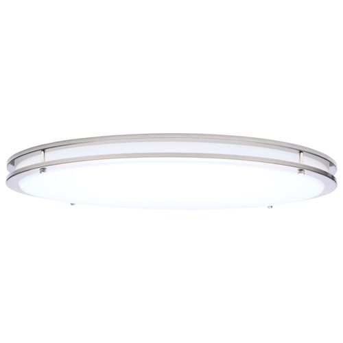 Main product image of Glamour, LED 24" Flush Mount, Brushed Nickel Finish, 27K/3K/35K/4K/5K CCT Selectable