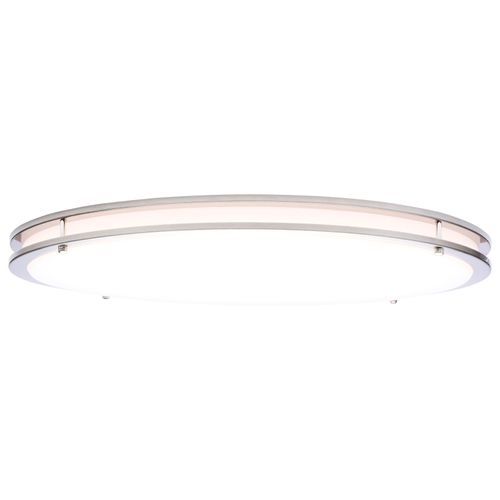 Main product image of Glamour, LED 24" Flush Mount, Brushed Nickel Finish, 27K/3K/35K/4K/5K CCT Selectable