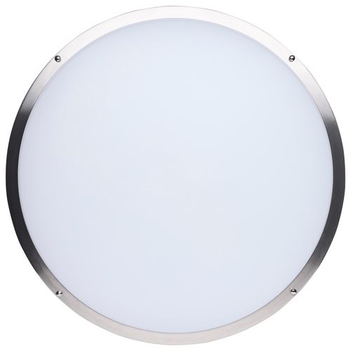 Main product image of Glamour, LED 24" Flush Mount, Brushed Nickel Finish, 27K/3K/35K/4K/5K CCT Selectable