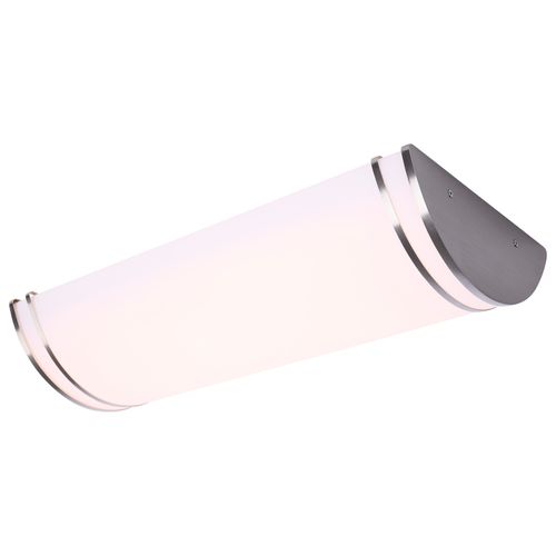 Main product image of Glamour, LED 25" Linear Flush Mount, Brushed Nickel Finish, 27K/3K/35K/4K/5K CCT Selectable